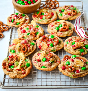 Christmas Kitchen Sink Cookies – Modern Honey