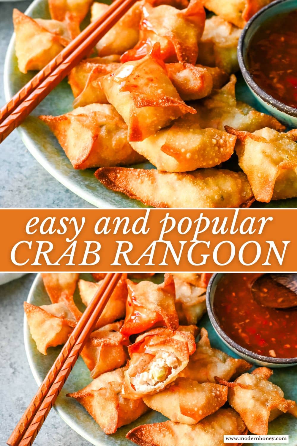 Crab Rangoon, also known as crab wontons, is a popular appetizer often found in Chinese restaurants. These crispy, golden-fried pockets are filled with a creamy, flavorful mixture of crab, cream cheese, and seasonings, making them an easy and delicious appetizer recipe.