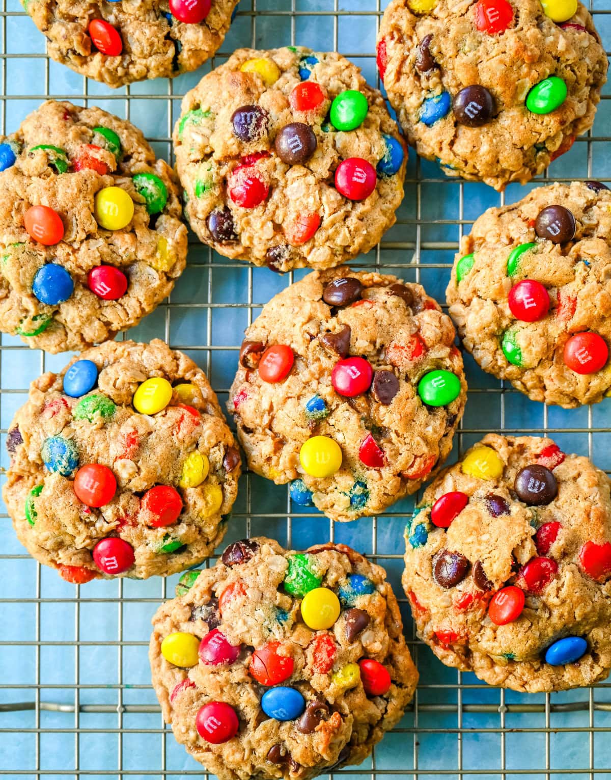 Gluten-Free Monster cookies are the perfect combination of oats, peanut butter, chocolate chips, and M&M's. The best part? They’re naturally gluten-free and naturally flourless. Whether you’re gluten-sensitive, celiac, or just love a hearty cookie, this Flourless Monster Cookie recipe will have you baking up a storm.