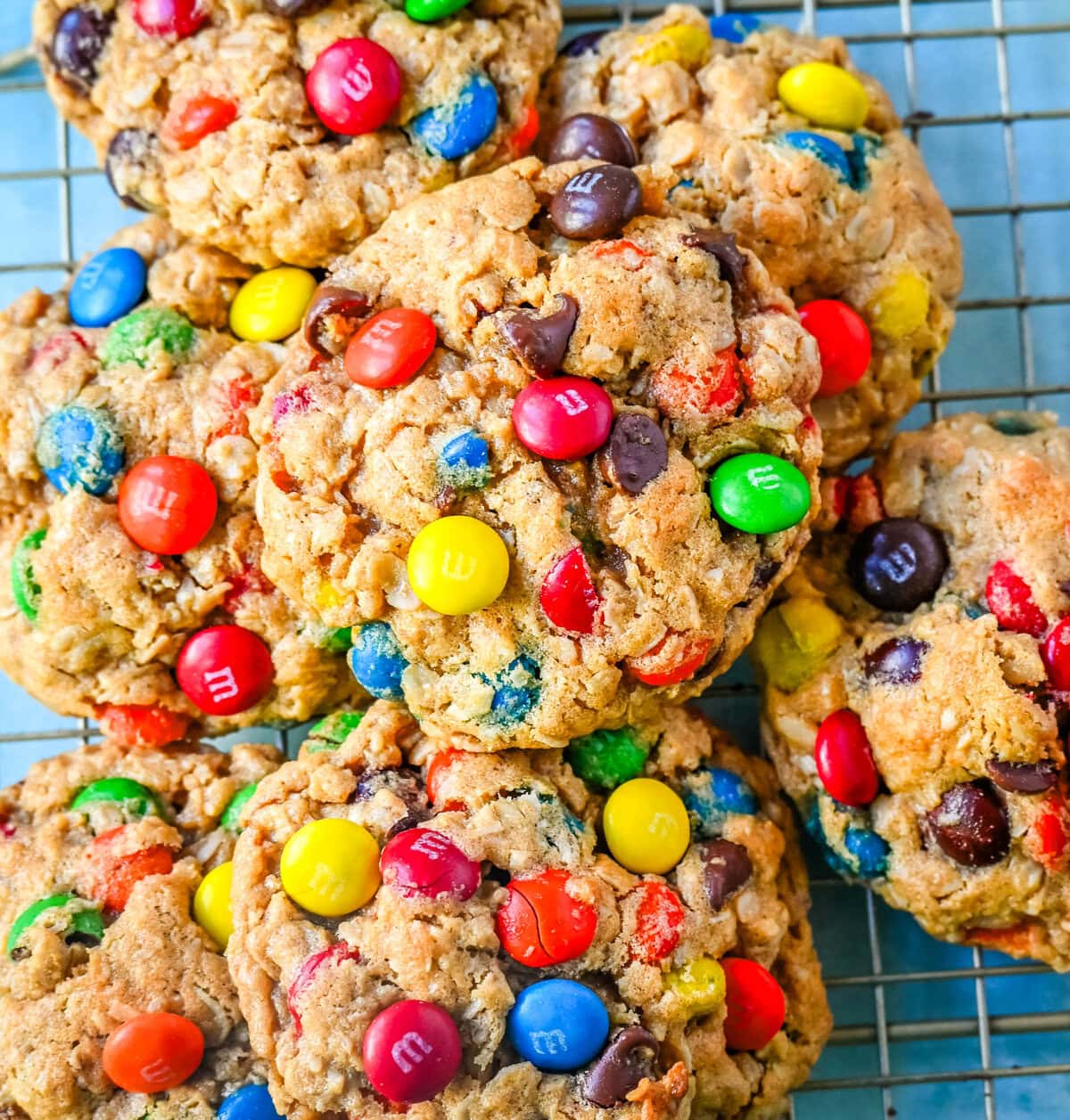 Gluten-Free Monster cookies are the perfect combination of oats, peanut butter, chocolate chips, and M&M's. The best part? They’re naturally gluten-free and naturally flourless. Whether you’re gluten-sensitive, celiac, or just love a hearty cookie, this Flourless Monster Cookie recipe will have you baking up a storm.