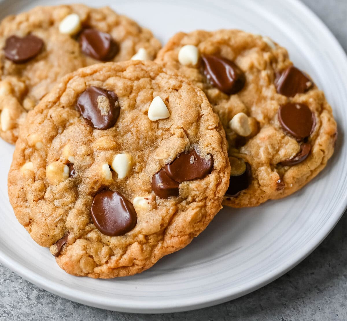 I Want to Marry You Cookies are the perfect saucepan brown butter chocolate chip cookie with oatmeal, chocolate chips, and white chocolate chips. These Marry Me Cookies were the most popular recipe on the Cooking Channel in 2012!