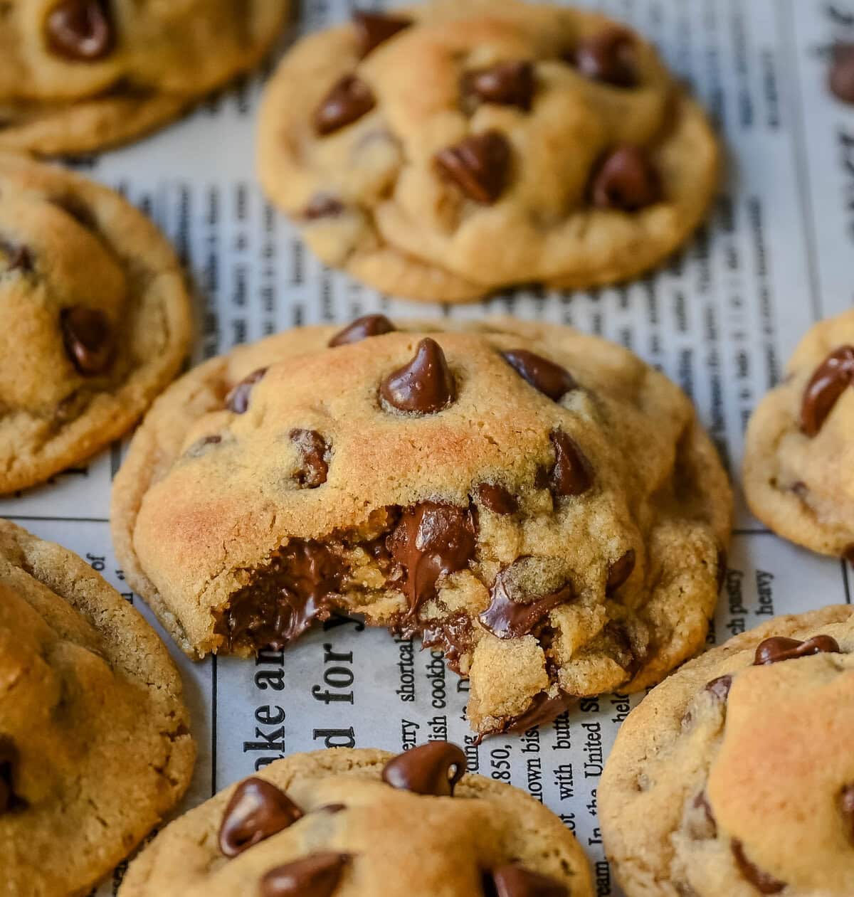 These chewy almond flour chocolate chip cookies are soft in the middle, crisp on the edges, and filled with chocolate chips. These gluten-free chocolate chip cookies are flourless making them the perfect gluten free cookie that still tastes absolutely delicious. You will love this soft and chewy gluten-free chocolate chip cookie recipe!