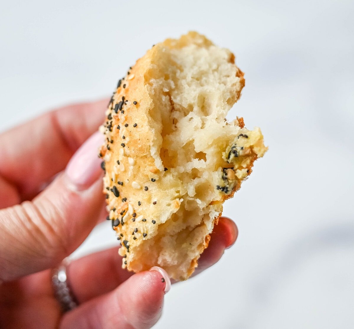 These high-protein cottage cheese bagels are soft, chewy, super easy, and easy to whip up for a quick breakfast. If you are looking for a no-yeast bagel recipe that’s easy, protein-packed, and made with just a few ingredients, this is your go-to. Makek homemade bagels in less than 30 minutes and with over 10 grams of protein in each bagel, they are a great way to start your day!