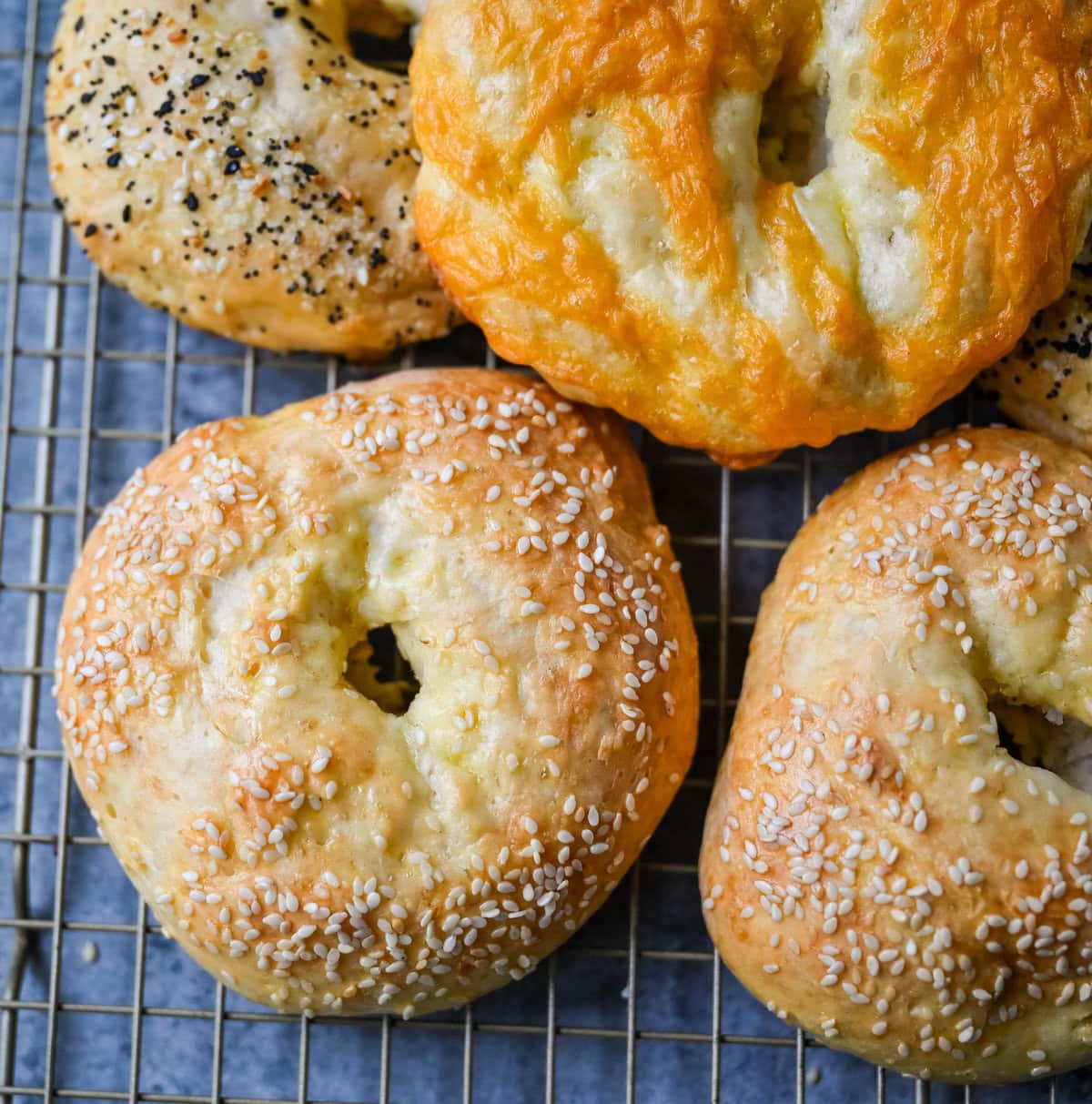 These high-protein cottage cheese bagels are soft, chewy, super easy, and easy to whip up for a quick breakfast. If you are looking for a no-yeast bagel recipe that’s easy, protein-packed, and made with just a few ingredients, this is your go-to. Makek homemade bagels in less than 30 minutes and with over 10 grams of protein in each bagel, they are a great way to start your day!