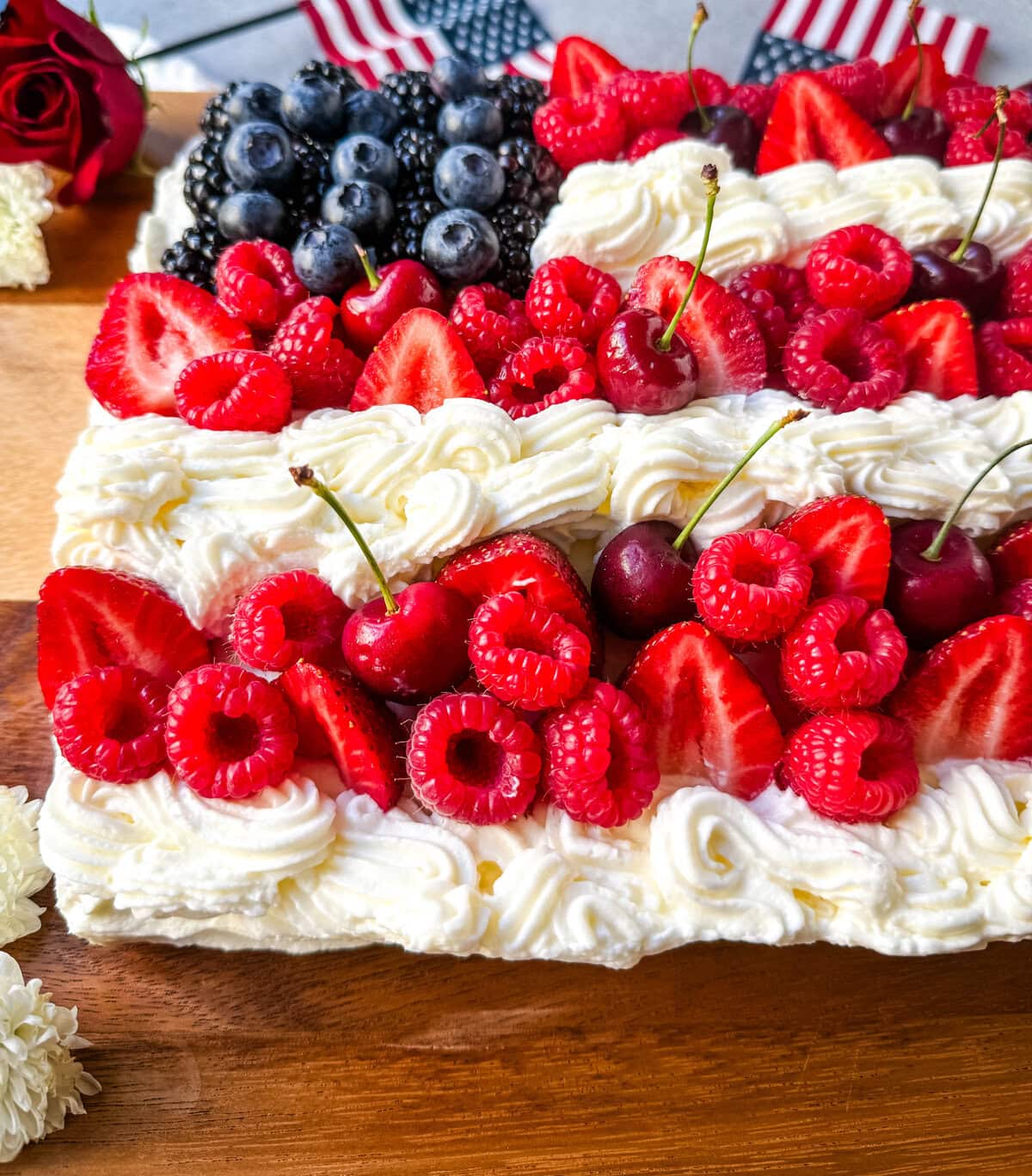 How to make a homemade Flag Cake