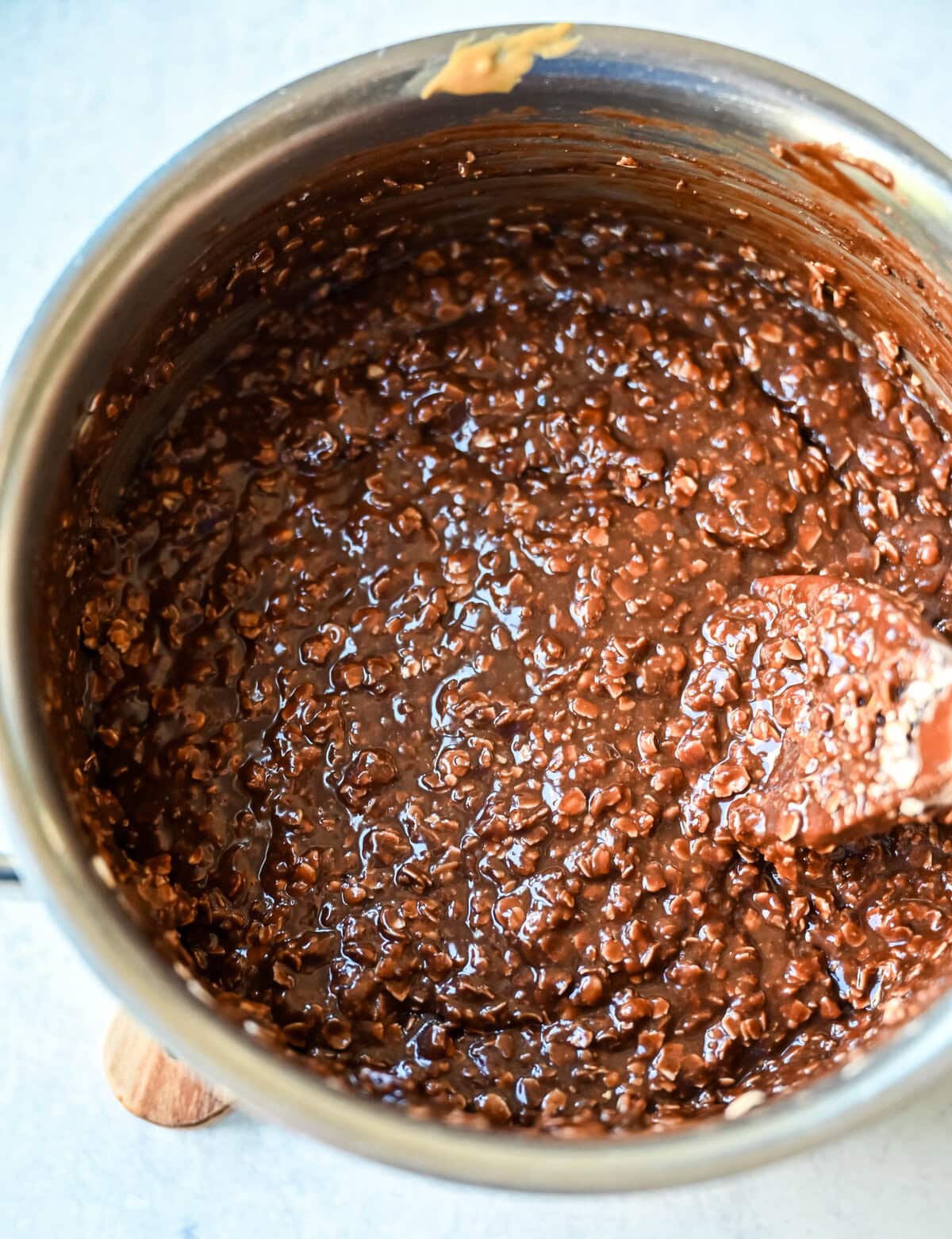 These classic No-Bake Cookies are a quick, nostalgic treat that satisfies a chocolate-peanut butter craving without ever turning on the oven. These easy no-bake cookies are fudgy, chewy, and rich yet take only minutes to make. All you need are 8 ingredients, a saucepan, and a spoon to make the Best No-Bake Cookies.