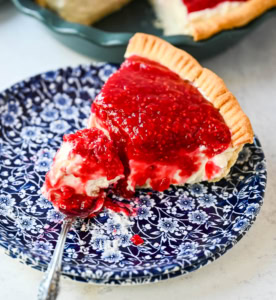 Raspberry Cream Pie – Modern Honey