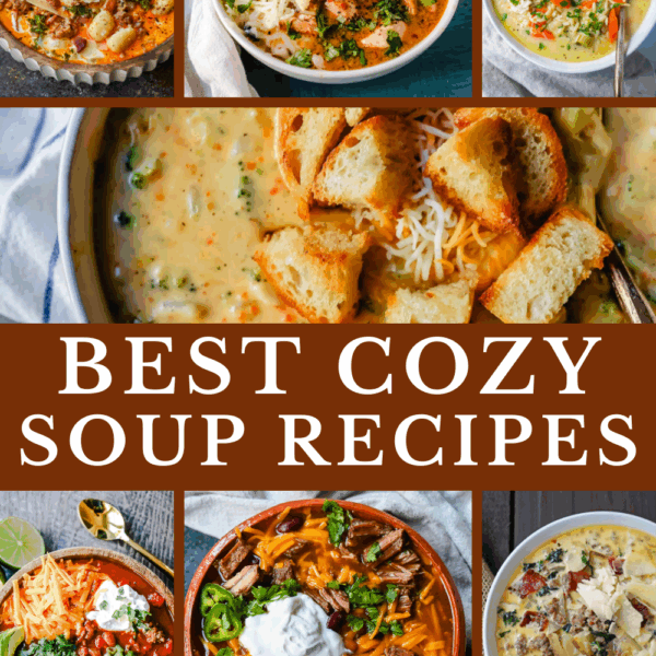 Best Soup Recipes. Best fall soup recipes including creamy baked potato soup, chicken noodle, slow cooker soups and chili, perfect for cozy weeknight dinners and game day meals.