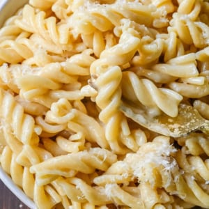 World's Best Buttered Noodles Ingredients. These buttered noodles are the easiest comfort food ever made with tender pasta, butter, and parmesan cheese. You only need 3 ingredients to make this butter parmesan pasta (also known as Burro e Parmigiano).