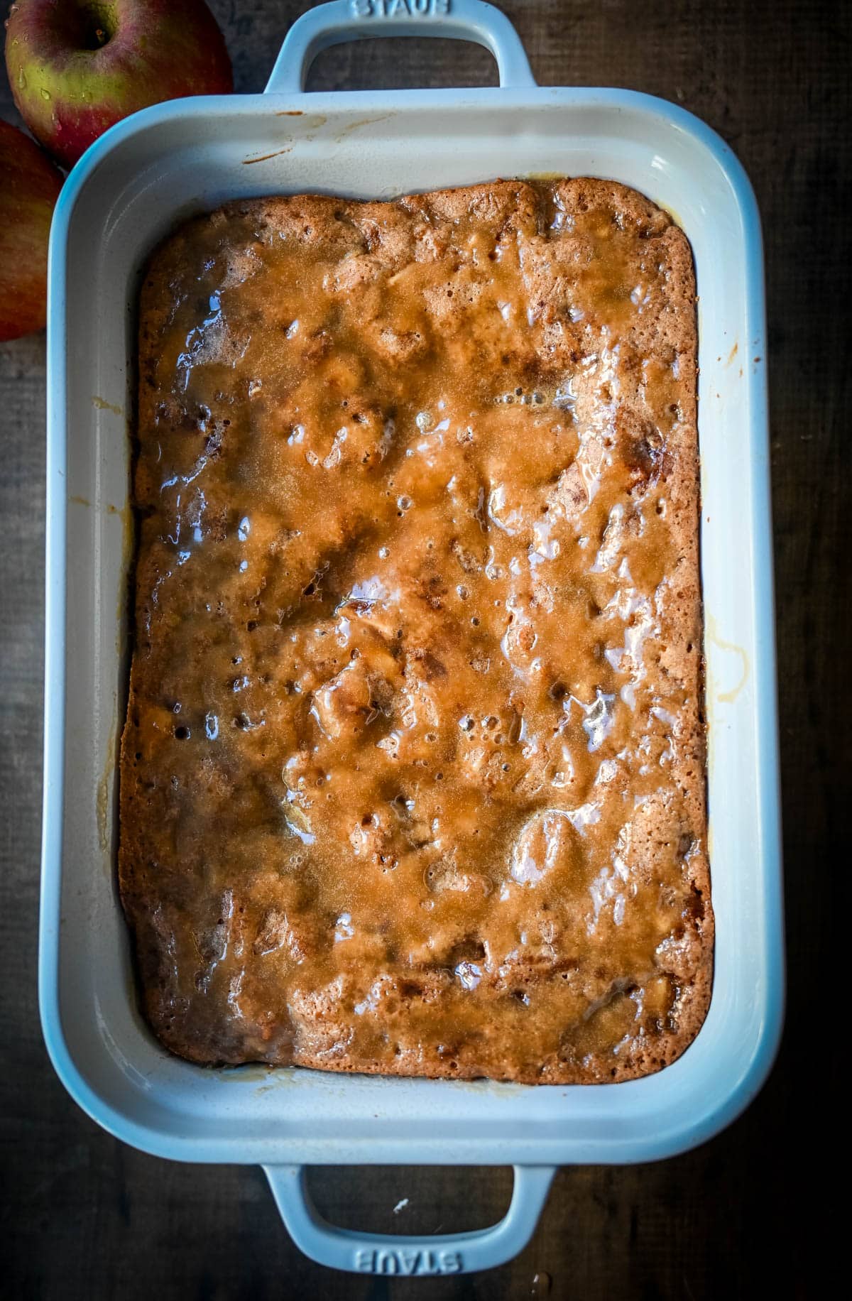 There’s something magical about warm apple cake drizzled with golden salted caramel sauce. This Apple Cake with Salted Caramel is a combination of tender spiced apples, moist crumb, and gooey caramel makes this the ultimate fall dessert — perfect for Thanksgiving, cozy weekends, or when you are craving a Fall dessert.