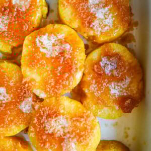 Brown Sugar Caramelized Japanese Sweet Potatoes. Roasted Japanese sweet potatoes caramelized with butter and brown sugar. Learn how to roast satsumaimo low and slow for the sweetest, perfectly tender results.