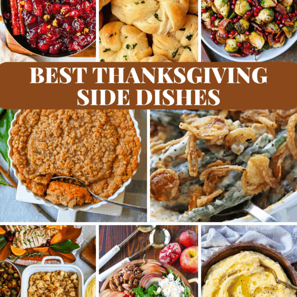 Best Thanksgiving Side Dishes. Make your Thanksgiving menu unforgettable with these easy Thanksgiving side dishes! From creamy mashed potatoes and cheesy scalloped potatoes to buttery herb stuffing, green bean casserole, and roasted carrots, these recipes bring flavor to your holiday table. Each side is easy to make and perfect for serving alongside your Thanksgiving turkey.