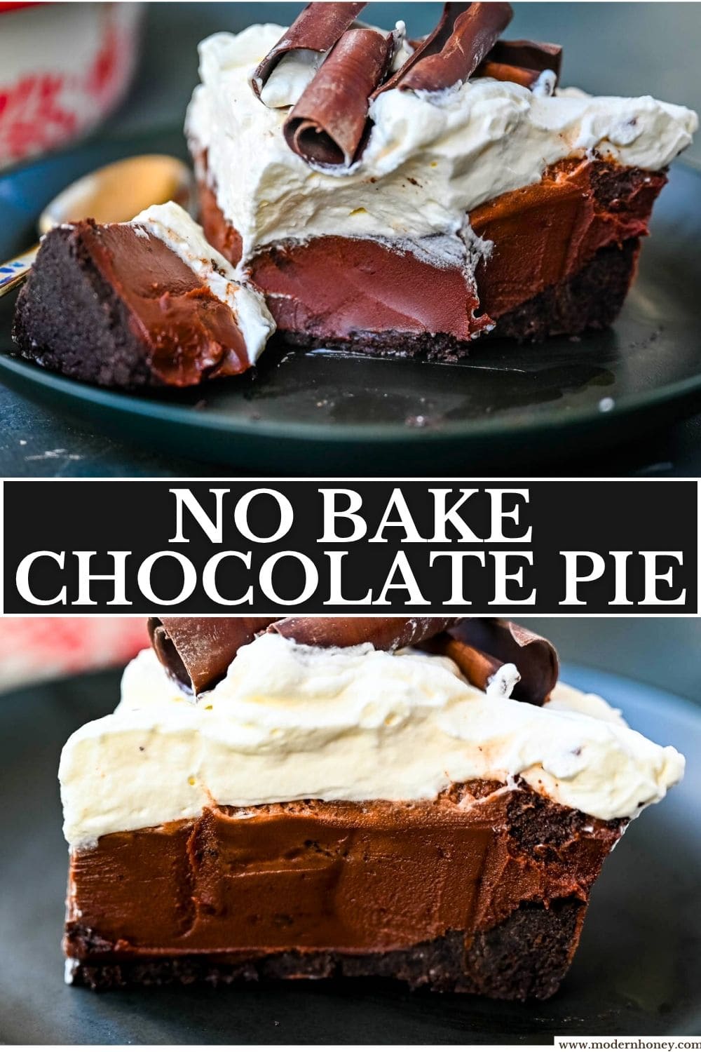 This No Bake Chocolate Cream Pie is made with a buttery Oreo crust holding a luscious chocolate ganache filling topped with sweetened whipped cream. Made with just a handful of ingredients, it’s creamy, chocolatey, and totally foolproof. An easy Chocolate Cream Pie recipe!