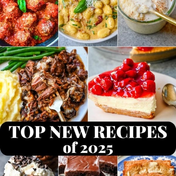 This year-in-review features the top 25 new recipes of 2025, from the most popular reader favorites to the best new recipes added this year.