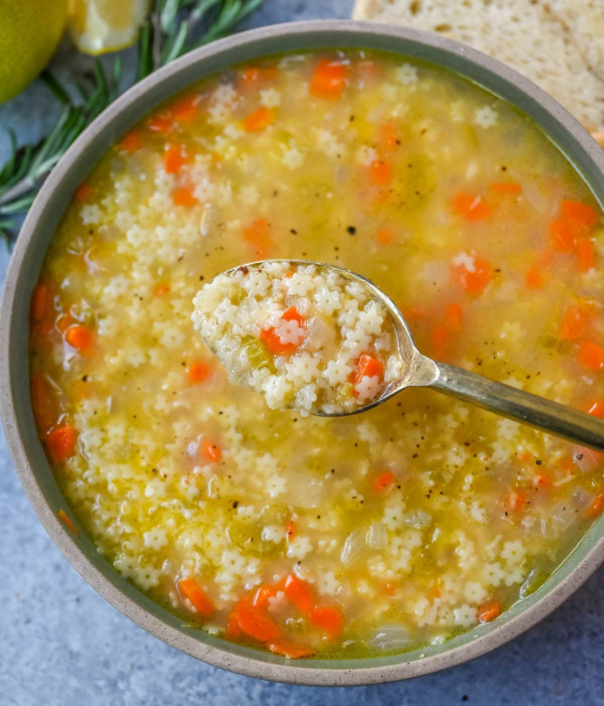 Italian Pastina Soup is a classic comfort food made with tiny pasta, tender vegetables, savory chicken broth, and plenty of parmesan cheese. Known as “Italian penicillin,” this simple recipe has been passed down through generations and is often made for sick days, cold nights, or comforting family meals. The best cozy Italian soup recipe!