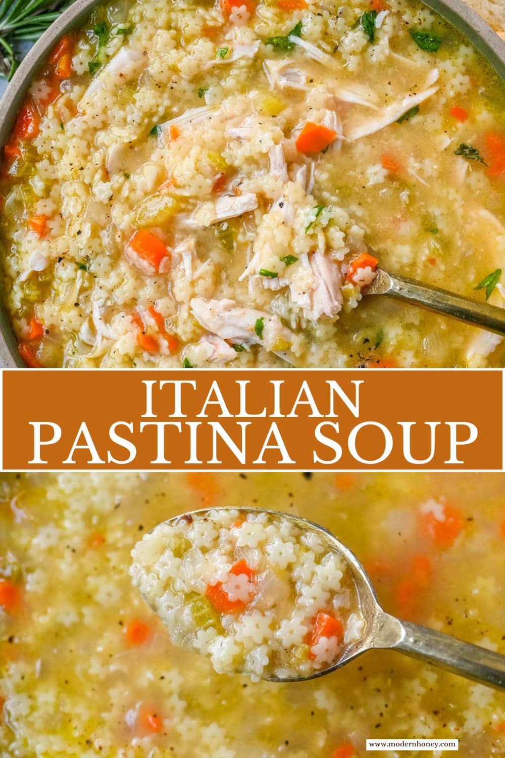 Italian Pastina Soup is a classic comfort food made with tiny pasta, tender vegetables, savory chicken broth, and plenty of parmesan cheese. Known as “Italian penicillin,” this simple recipe has been passed down through generations and is often made for sick days, cold nights, or comforting family meals. The best cozy Italian soup recipe!