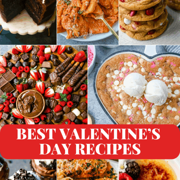 Valentine’s Day is the perfect excuse to celebrate all the people you love and enjoy something sweet. You’ll find a collection of easy Valentine’s Day desserts, sweet breakfast, romantic dinner ideas, and kid-friendly recipes that are simple to make. From rich chocolate cake, homemade creme brûlée to romantic creamy sausage pasta, you'll find it all here.