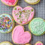 If you are looking for the best soft sugar cookies with frosting, this is the recipe you’ll come back to again and again. These frosted sugar cookies topped with cream cheese frosting bake up perfectly tender and stay soft for days.