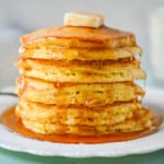 Best Fluffy Pancake Recipe. This is the best pancake recipe from scratch because it uses both whipped egg whites and baking powder, along with rich buttermilk and creamy ricotta, to create incredibly fluffy, light pancakes with a soft, tender interior. The buttermilk adds a subtle tang and helps keep the pancakes moist, while the ricotta brings a rich and creamy texture. The method is simple but effective, giving you consistent results without complicated steps. The combination of these ingredients creates perfect homemade pancakes every time.