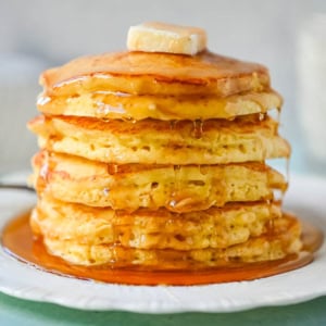 Best Fluffy Pancake Recipe. This is the best pancake recipe from scratch because it uses both whipped egg whites and baking powder, along with rich buttermilk and creamy ricotta, to create incredibly fluffy, light pancakes with a soft, tender interior. The buttermilk adds a subtle tang and helps keep the pancakes moist, while the ricotta brings a rich and creamy texture. The method is simple but effective, giving you consistent results without complicated steps. The combination of these ingredients creates perfect homemade pancakes every time.