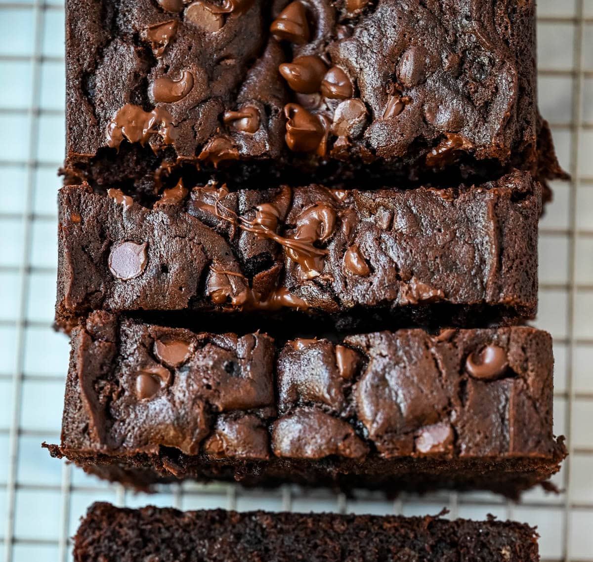 This easy double chocolate banana bread is rich, moist, and full of chocolate chips—the perfect chocolate banana bread recipe for using overripe bananas.