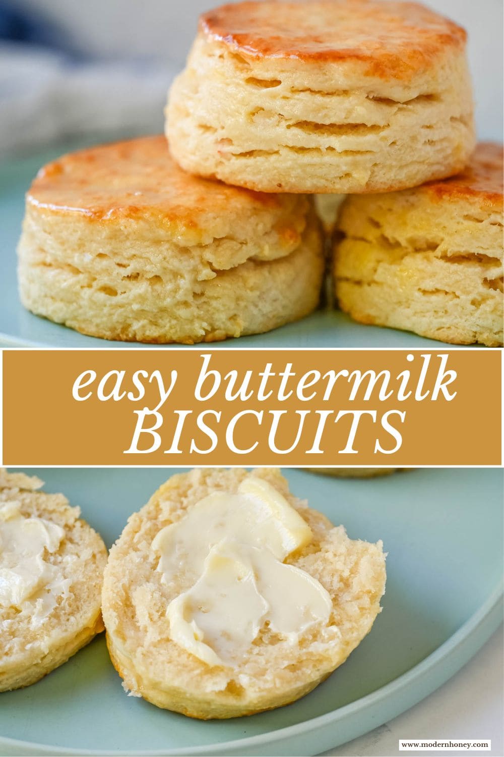 These classic buttermilk biscuits are soft, flaky, and rich with buttery flavor. Each biscuit rises tall in the oven, creating delicate layers with a crisp, golden exterior and a tender, airy interior. This easy biscuit recipe uses 6 simple ingredients and has the perfect texture without complicated steps. It’s a classic homemade biscuit recipe that everyone loves.