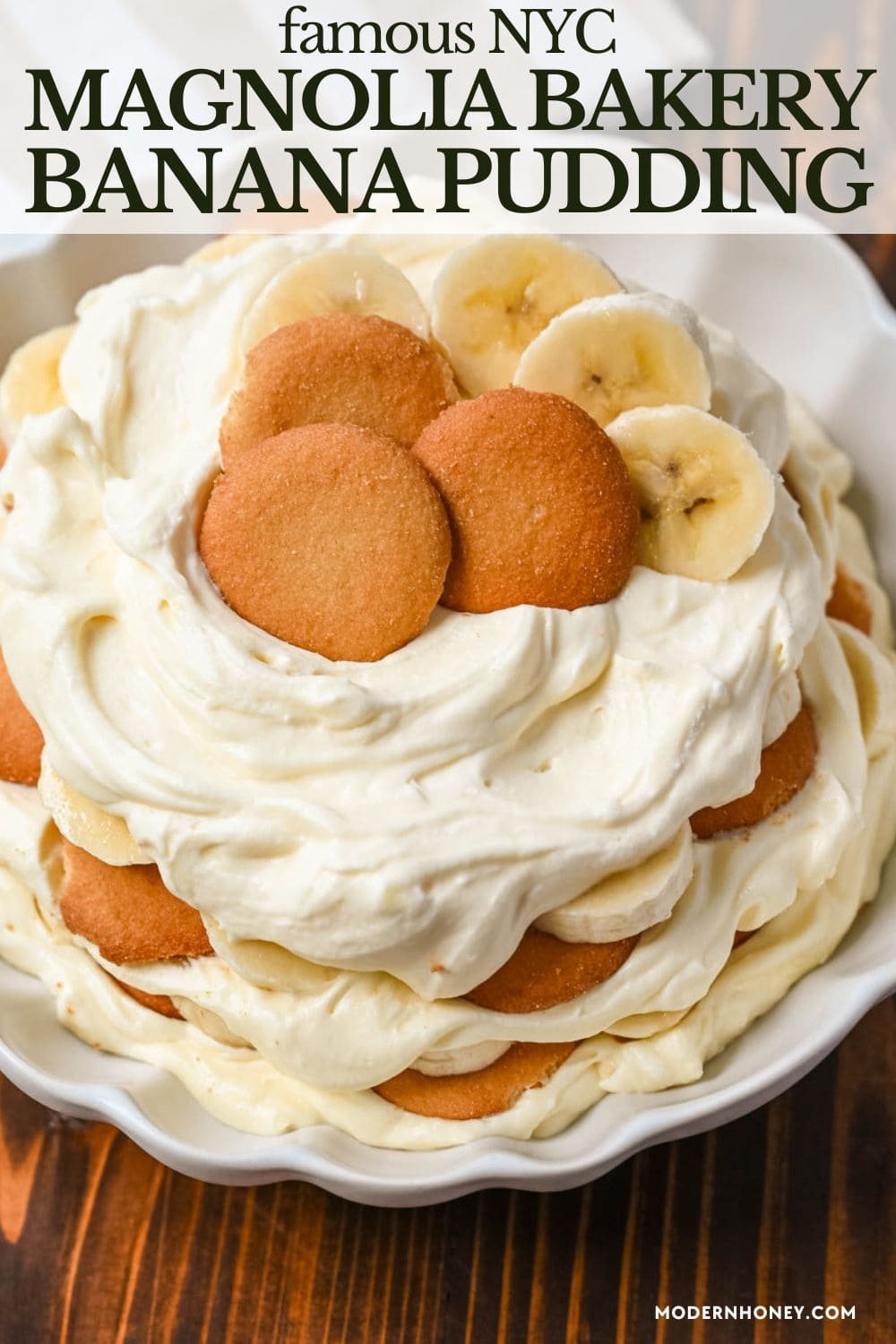 This Magnolia Bakery banana pudding recipe is a creamy, no-bake dessert made with layers of vanilla pudding, fresh bananas, and soft vanilla wafers. It’s light, fluffy, and perfectly sweet, with a texture that gets even better as it chills. If you’re looking for the best banana pudding recipe with condensed milk, this easy copycat version delivers that classic bakery flavor at home.