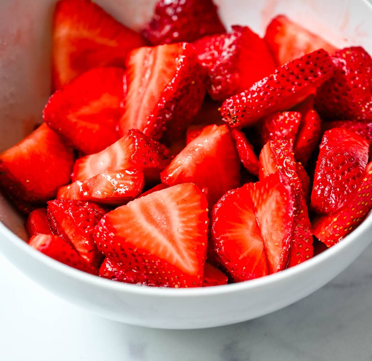 strawberries for strawberry shortcake cake