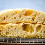 This no-knead focaccia bread is soft, fluffy on the inside, and perfectly golden and crisp on the outside with minimal effort. Made with simple pantry staples, this easy focaccia recipe uses a stretch-and-fold method instead of kneading, making it perfect for beginners. If you’re looking for an easy homemade focaccia bread recipe, this one delivers bakery-quality results every time.