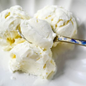 Sweet, creamy, and smooth, this copycat Jeni's Sweet Cream Ice Cream is the homemade ice cream recipe every ice cream lover needs in their life! The secret to Jeni's famously creamy and scoopable texture is a combination of cream cheese, cornstarch, and light corn syrup that prevents ice crystals from forming and keeps every single scoop silky smooth straight from the freezer. This is the ultimate homemade ice cream recipe you will make on repeat all summer long!