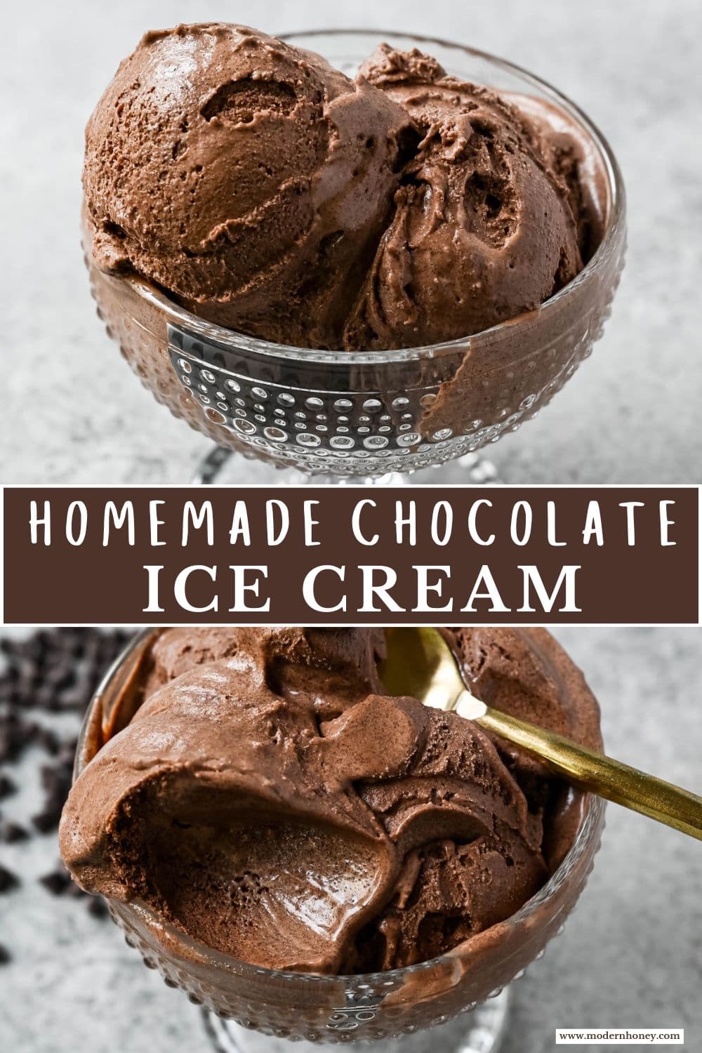 This easy Homemade Chocolate Ice Cream is rich, creamy, and made with real dark chocolate — no eggs required. Learn how to make the best chocolate ice cream from scratch.