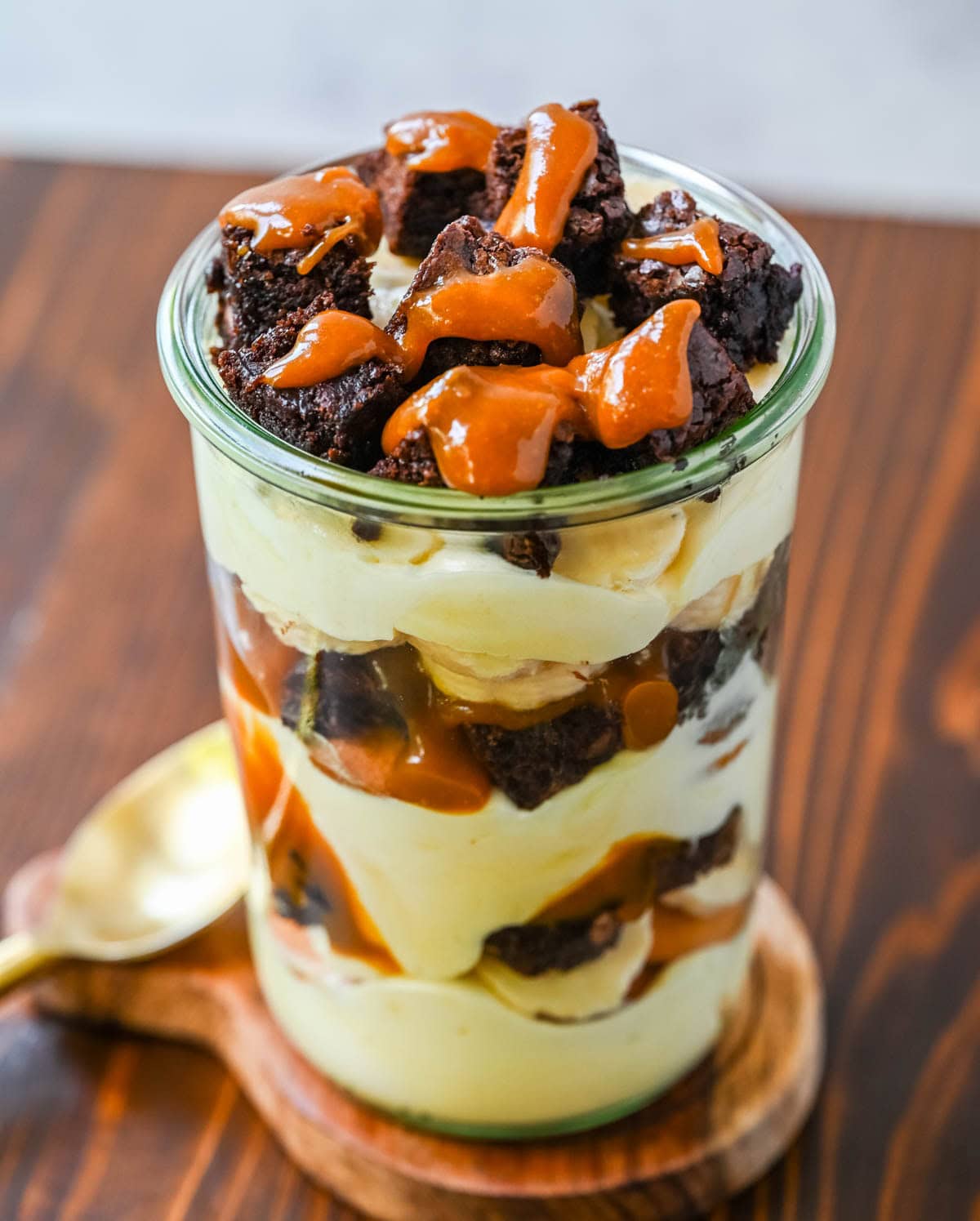 Magnolia Bakery Brownie Caramel Banana Pudding