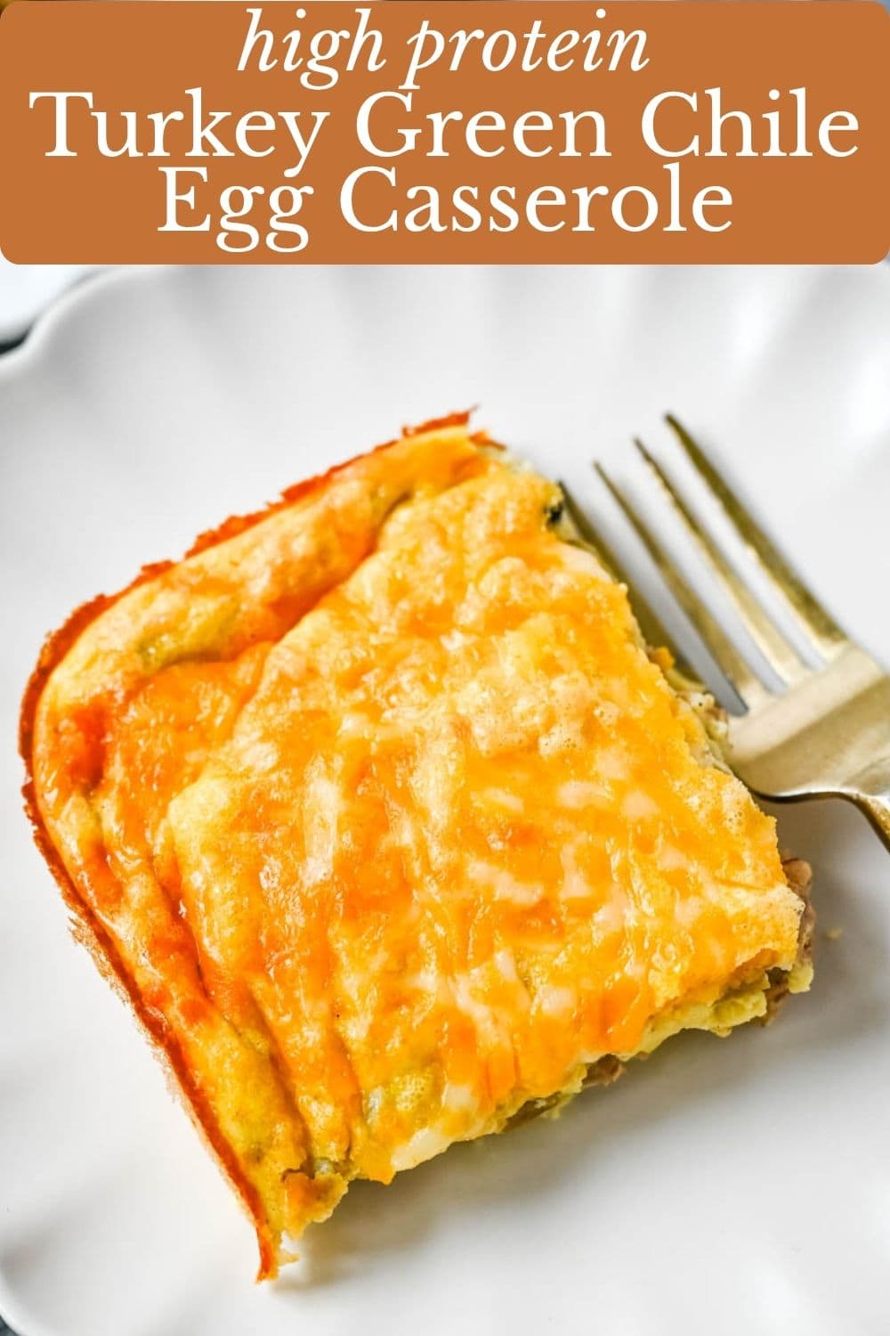 High Protein Turkey Sausage and Green Chile Egg Casserole. This high protein breakfast casserole combines turkey sausage, cottage cheese, cheddar, eggs, and green chiles for a hearty, low-carb make-ahead breakfast. With about 30 grams of protein per serving, this easy egg bake is perfect for meal prep, brunch, or feeding a crowd.