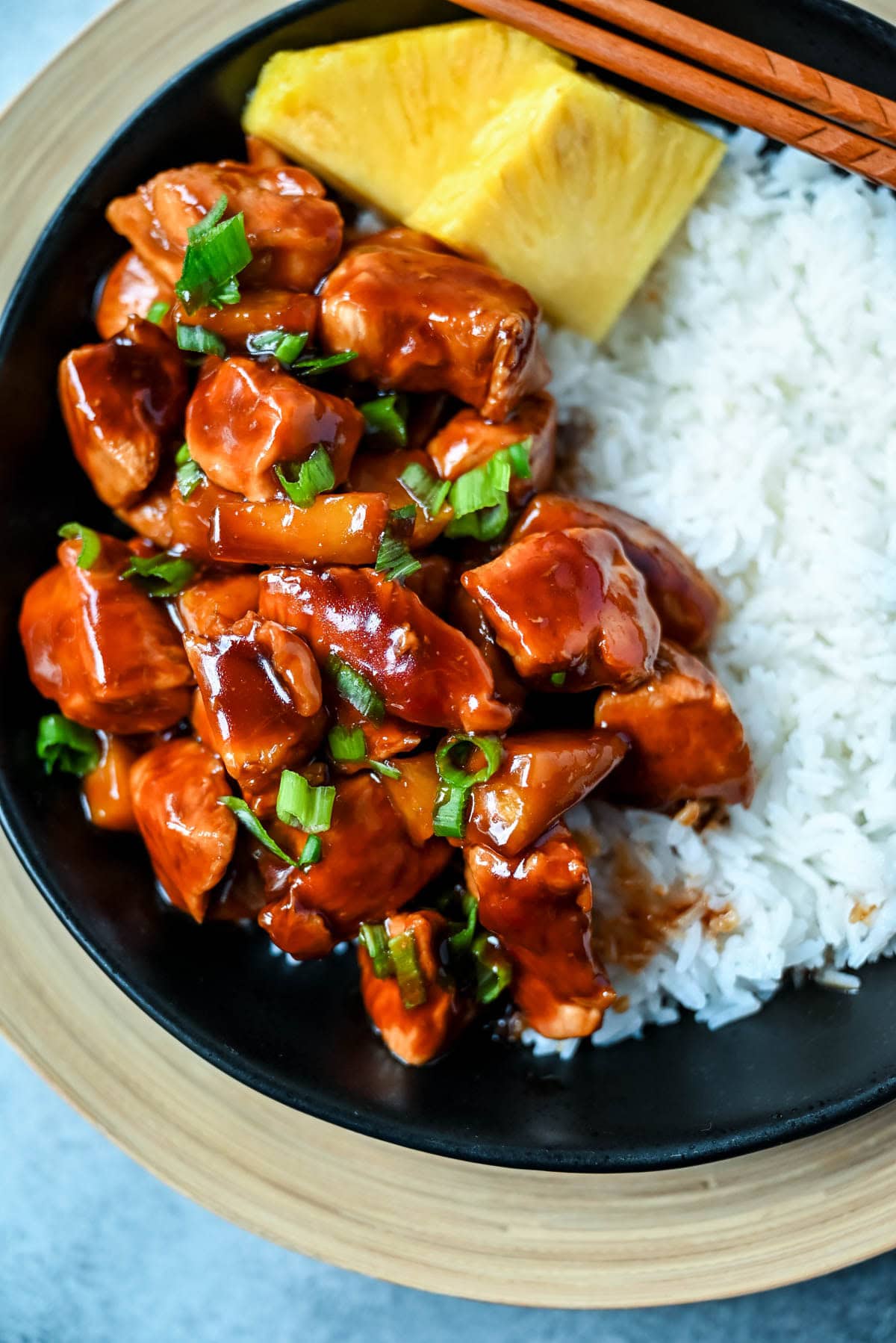 Skillet teriyaki chicken. How to make chicken teriyaki in a skillet with homemade teriyaki sauce.