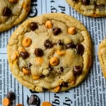 This easy butterscotch chocolate chip cookie recipe delivers crisp, buttery edges and soft, chewy centers. Made with melted butter, brown sugar, and butterscotch chips — no mixer needed.
