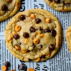This easy butterscotch chocolate chip cookie recipe delivers crisp, buttery edges and soft, chewy centers. Made with melted butter, brown sugar, and butterscotch chips — no mixer needed.