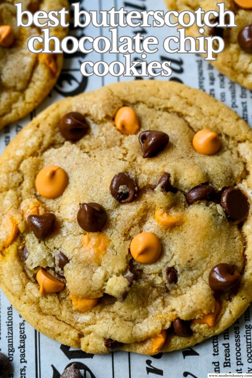 This easy butterscotch chocolate chip cookie recipe delivers crisp, buttery edges and soft, chewy centers. Made with melted butter, brown sugar, and butterscotch chips — no mixer needed.