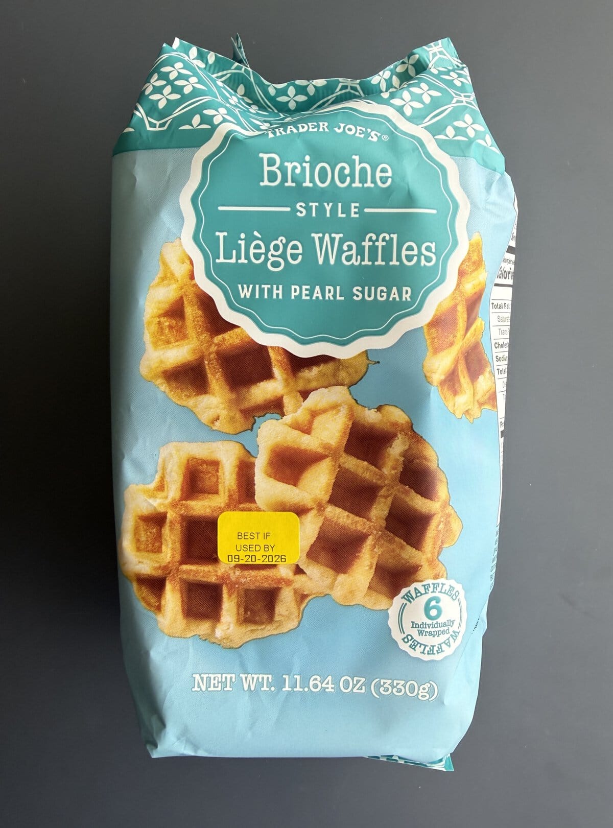 Trader Joe's Brioche Liege Belgian Waffles