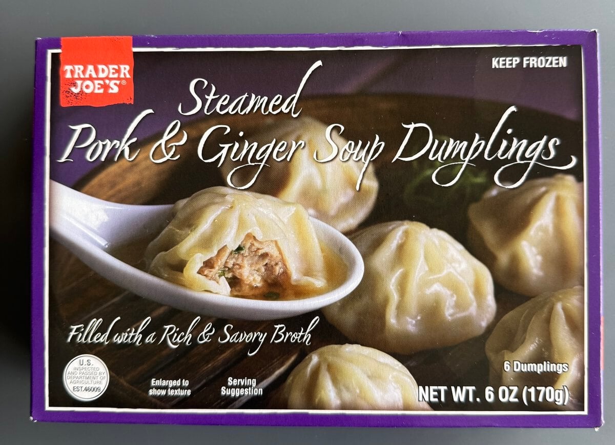 Trader Joe's Pork and Ginger Soup Dumplings.