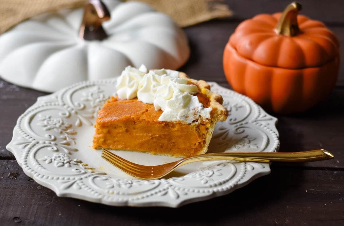 Best Pumpkin Pie Slice