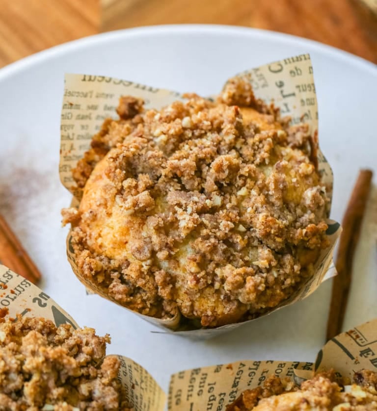 Coffee Cake Muffins – Modern Honey